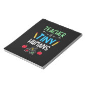 Lehrer Geschenklehrer Tiny Humans Notizblock (Rotiert)