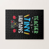 Lehrer Geschenklehrer Tiny Humans Puzzle (Horizontal)
