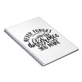 Lehrer gestalten den Unterschied nie vergessen Notizblock (Rechte Seite)