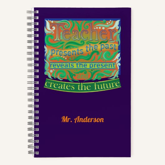 Lehrer gestalten die Zukunft / Lehrerbewertung Notizblock (Vorderseite)