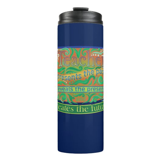 Lehrer gestalten die Zukunft / Lehrerbewertung Thermosbecher (Vorderseite)