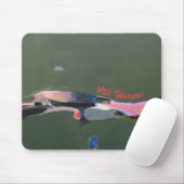 Lehrer Gift Personalisierte Abstrakte Kunstmalerei Mousepad (Mit Mouse)