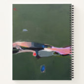 Lehrer Gift Personalisierte Abstrakte Kunstmalerei Notizblock (Rückseite)