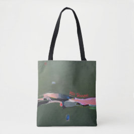 Lehrer Gift Personalisierte Abstrakte Kunstmalerei Tasche