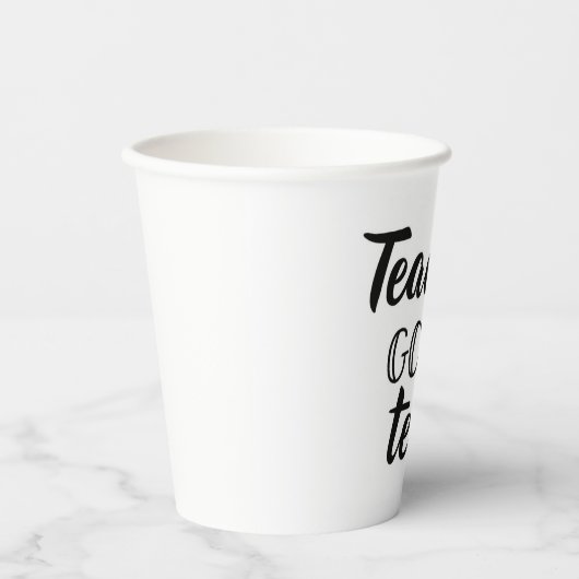 Lehrer Gonna lehrt 2 Pappbecher (Vorderseite)