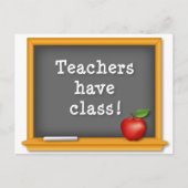 Lehrer haben die Klasse: Postkarte (Vorderseite)