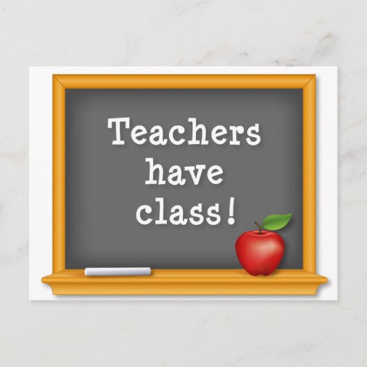Lehrer haben die Klasse: Postkarte (Vorderseite)