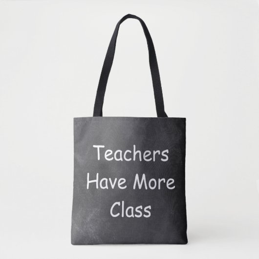 Lehrer haben mehr Geschenkidee für Klassenkarten Tasche (Vorderseite)