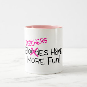 Lehrer haben mehr Spaß Zweifarbige Tasse