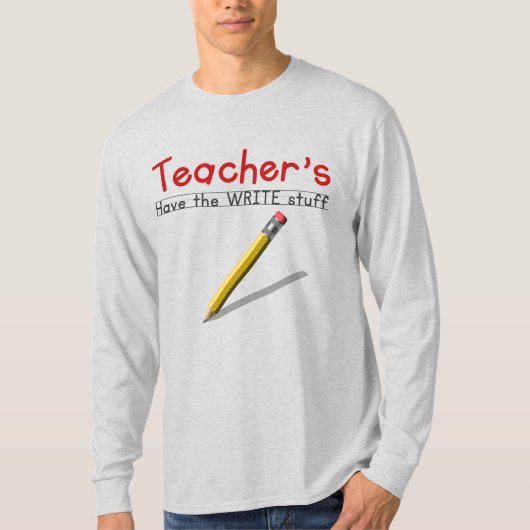 Lehrer haben Schreibunterricht T-Shirt (Vorderseite)