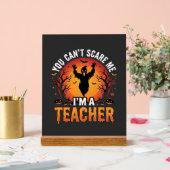 Lehrer Halloween Gruseliger Geist Lehrer Design_1 Acrylschild (Hochzeit)