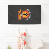 Lehrer Halloween Gruseliger Geist Lehrer Design_1 Banner (Insitu)