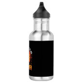 Lehrer Halloween Gruseliger Geist Lehrer Design_1 Edelstahlflasche (Rechts)