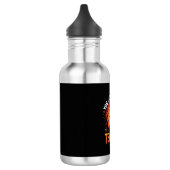Lehrer Halloween Gruseliger Geist Lehrer Design_1 Edelstahlflasche (Links)