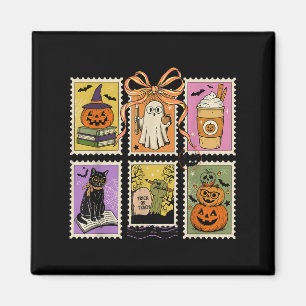 Lehrer Halloween Shirt Soky Ghost Reading Hallowe Magnet