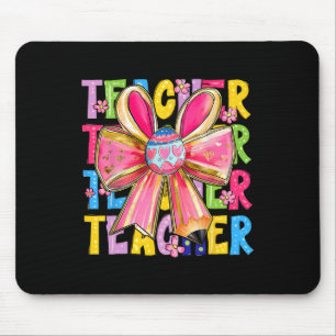 Lehrer-Häschen Koketten Schleife Bleistift Häschen Mousepad