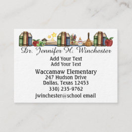 Lehrer/Hauptgeschäftskarte Visitenkarte