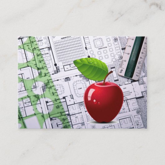 Lehrer/Hauptmann/Bildung-Visitenkarte Visitenkarte (Vorderseite)