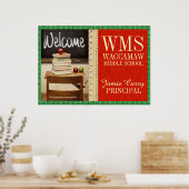 Lehrer / Hauptmann / Schule / Wohngestaltung Poste Poster (Küche)