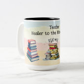 Lehrer Heiler für Geist und Soul Zweifarbige Tasse (Vorderseite Links)