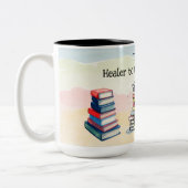 Lehrer Heiler für Geist und Soul Zweifarbige Tasse (Links)