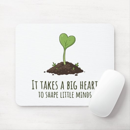 Lehrer-Herz-Dankbarkeits-Design Mousepad (Mit Mouse)
