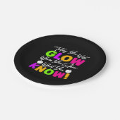 Lehrer heute wirst du glühen pappteller (Schrägansicht)