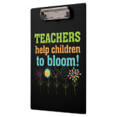 Lehrer-Hilfskinder, zum zu blühen Klemmbrett (Links)