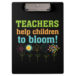 Lehrer-Hilfskinder, zum zu blühen Klemmbrett