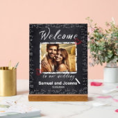 Lehrer Hochzeitskhalk willkommen Acrylschild (Hochzeit)