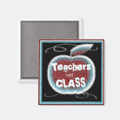 Lehrer Humorale Apple Magnet (Vorderseite/Rückseite)