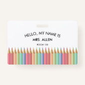 Lehrer-ID-Abzeichen Ausweis (Vorderseite)