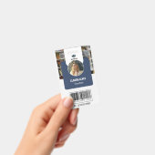 Lehrer-ID-Karte | Navy Collage School ID Card Ausweis (Handheld)