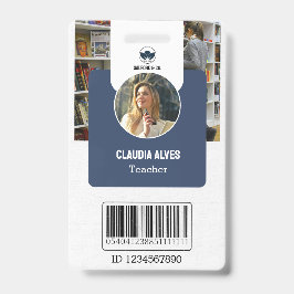 Lehrer-ID-Karte | Navy Collage School ID Card Ausweis
