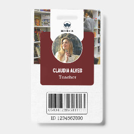 Lehrer-ID-Karte | Navy Collage School ID Card Ausweis