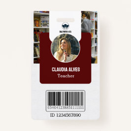Lehrer-ID-Karte | Navy Collage School ID Card Ausweis