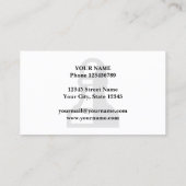 Lehrer im Schachunterricht Vorlage für Visitenkart Visitenkarte (Rückseite)