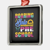 Lehrer in die Vorschule einsteigen Ornament Aus Metall (Links)