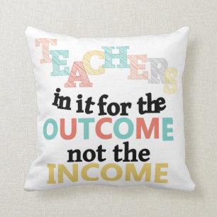 Lehrer in es für das Ergebnis Kissen