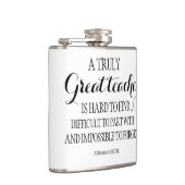 Lehrer in Rente verlassend danke zitieren Abschied Flachmann (Rechts)