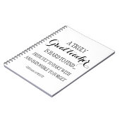 Lehrer in Rente verlassend danke zitieren Abschied Notizblock (Linke Seite)