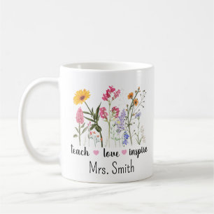 Lehrer individuell Tasse Sublimation . Lehrer Blum