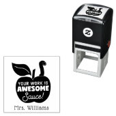 Lehrer Inspiration Apple Phantastisch Sauce Briefm Permastempel (Beispiel)