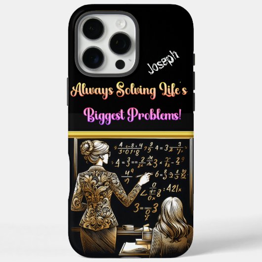 Lehrer Inspiriere Studenten in Mathematik Case-Mate iPhone Hülle (Rückseite)