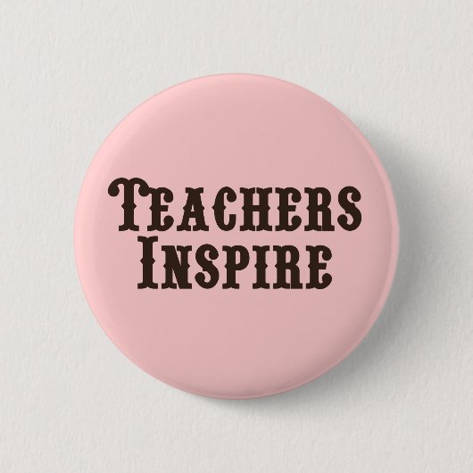 Lehrer inspirieren button (Vorderseite)