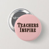 Lehrer inspirieren button (Vorne & Hinten)