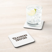 Lehrer inspirieren getränkeuntersetzer (Rechte Seite)