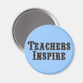 Lehrer inspirieren magnet (Vorderseite/Rückseite)