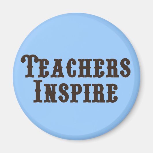 Lehrer inspirieren magnet (Vorne)