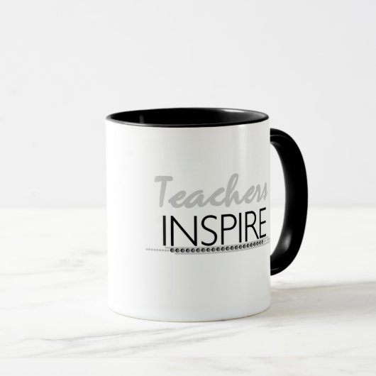 Lehrer inspirieren tasse (VorderseiteRechts)